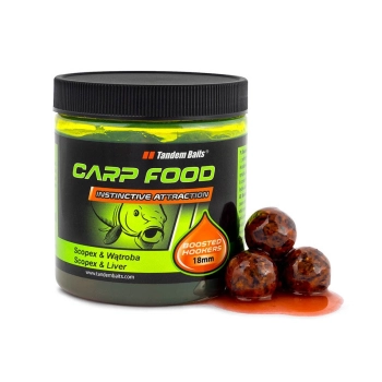 Carp Food Boosted Hookers 18mm/220gScopex & Wątroba